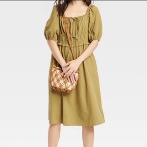 Universal Thread Chartreuse Midi Dress